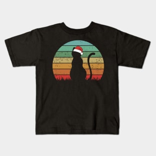 Meowy Christmas Kids T-Shirt